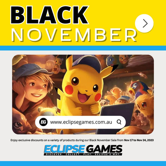 Black November Eclipse Games Sales Banner