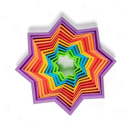 3D Magic Star Rainbow Fidget Game - Eclipse Games Puzzles Novelties