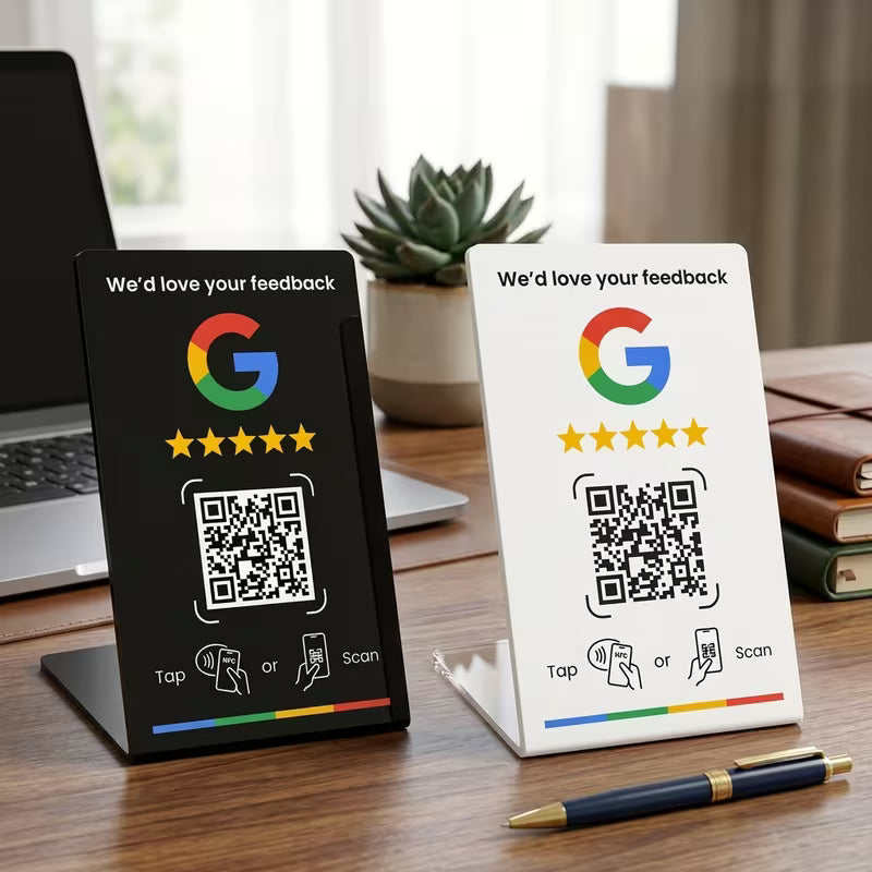 Google Review Stand NFC + QR Code
