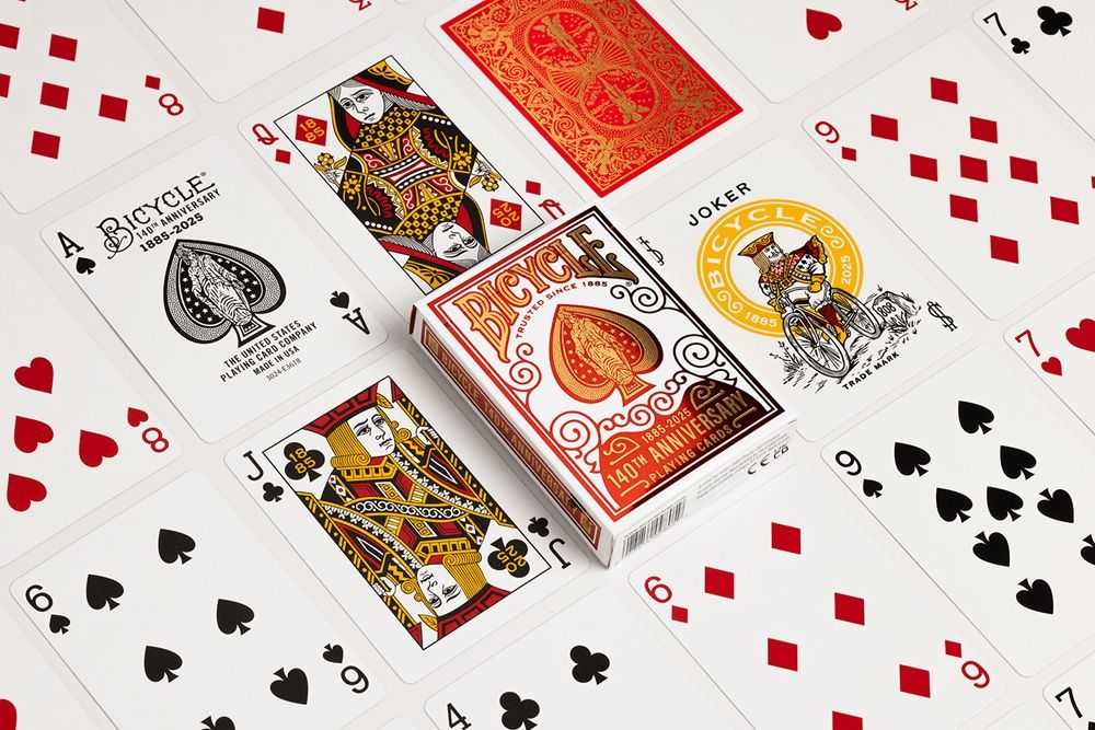 Bicycle 140th Anniversary Playing Cards Eclipse Games Puzzles Novelties