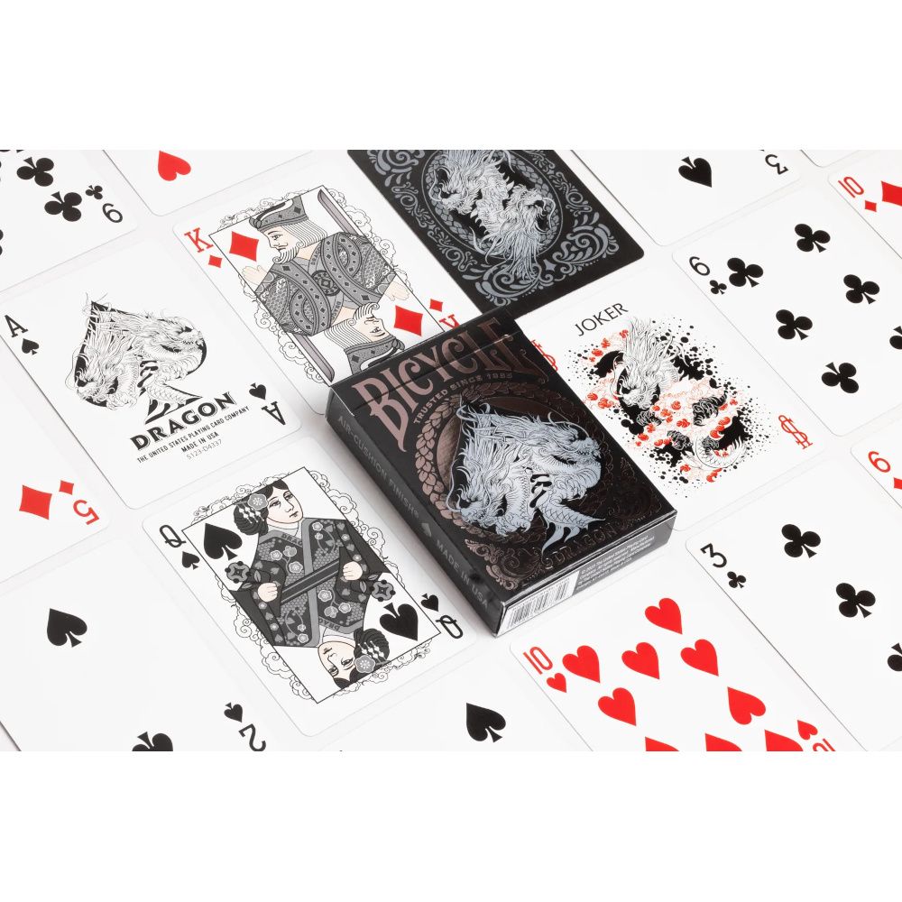 Bicycle Black Dragon Playing Cards Eclipse Games Puzzles Novelties