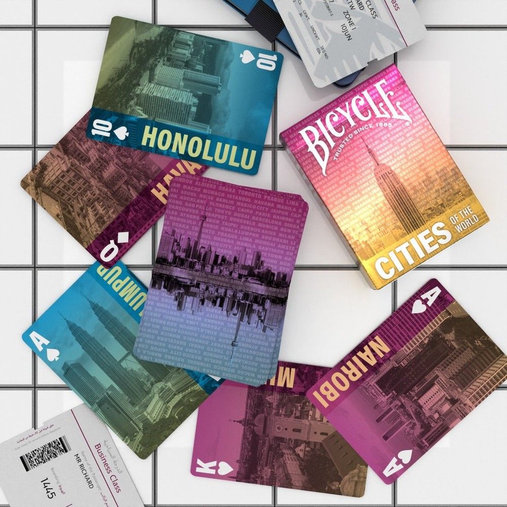 Bicycle Cities of the World Playing Cards - Eclipse Games Puzzles Novelties