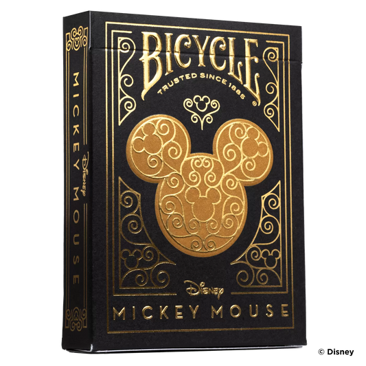 Bicycle Disney Black & Gold Mickey Playing Cards - Eclipse Games Puzzles Novelties