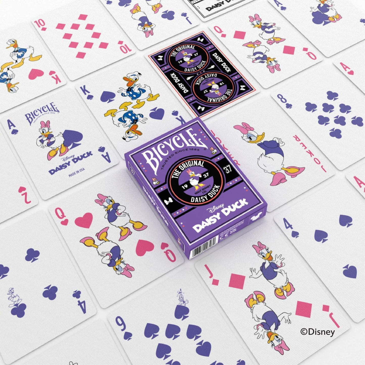 Bicycle Disney Daisy Duck Playing Cards Eclipse Games Puzzles Novelties
