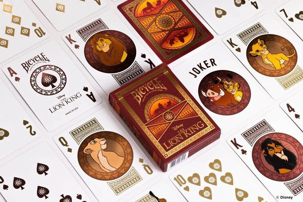 Bicycle Disney Lion King Playing Cards - Eclipse Games Puzzles Novelties