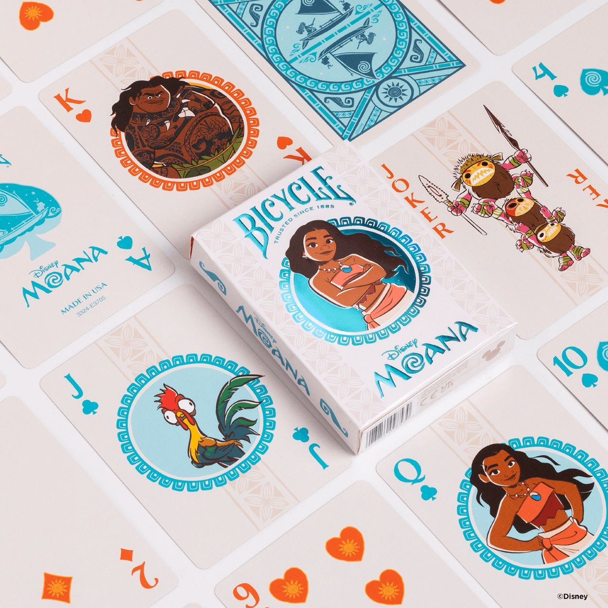 Bicycle Disney Moana Playing Cards Eclipse Games Puzzles Novelties