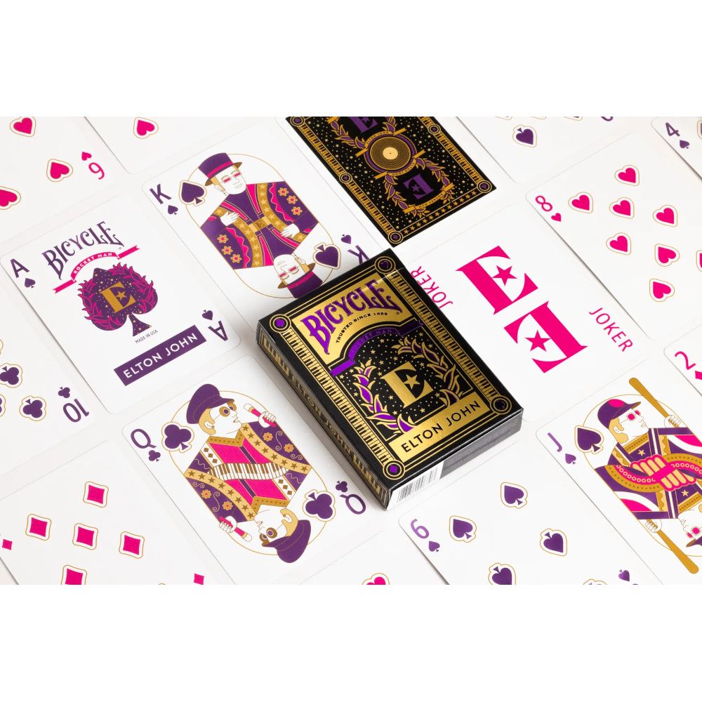 Bicycle Elton John Playing Cards Eclipse Games Puzzles Novelties