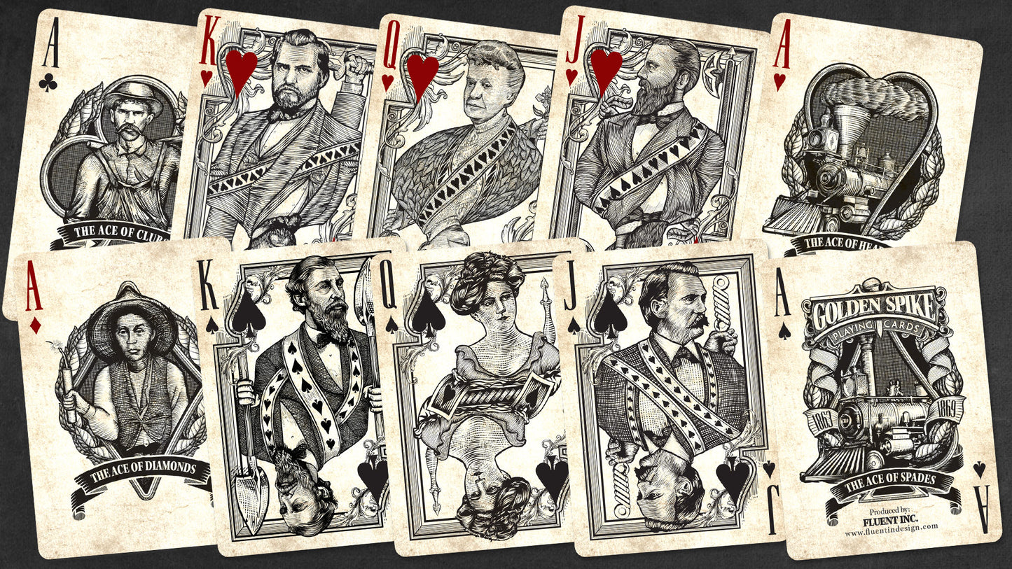 Bicycle Golden Spike Playing Cards - Eclipse Games Puzzles Novelties