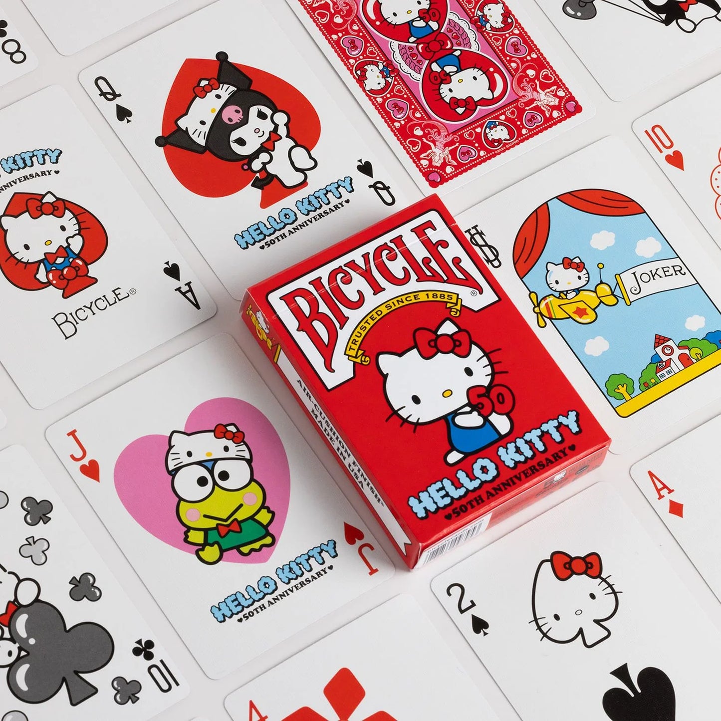 Bicycle Hello Kitty 50th Anniversary Playing Cards - Eclipse Games Puzzles Novelties