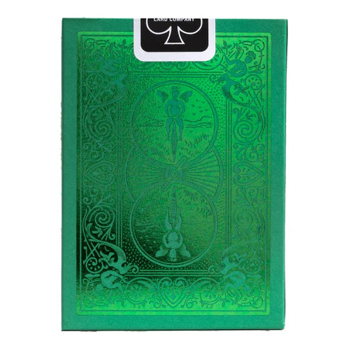 Bicycle MetalLuxe Green 2022 Playing Cards Eclipse Games Puzzles Novelties