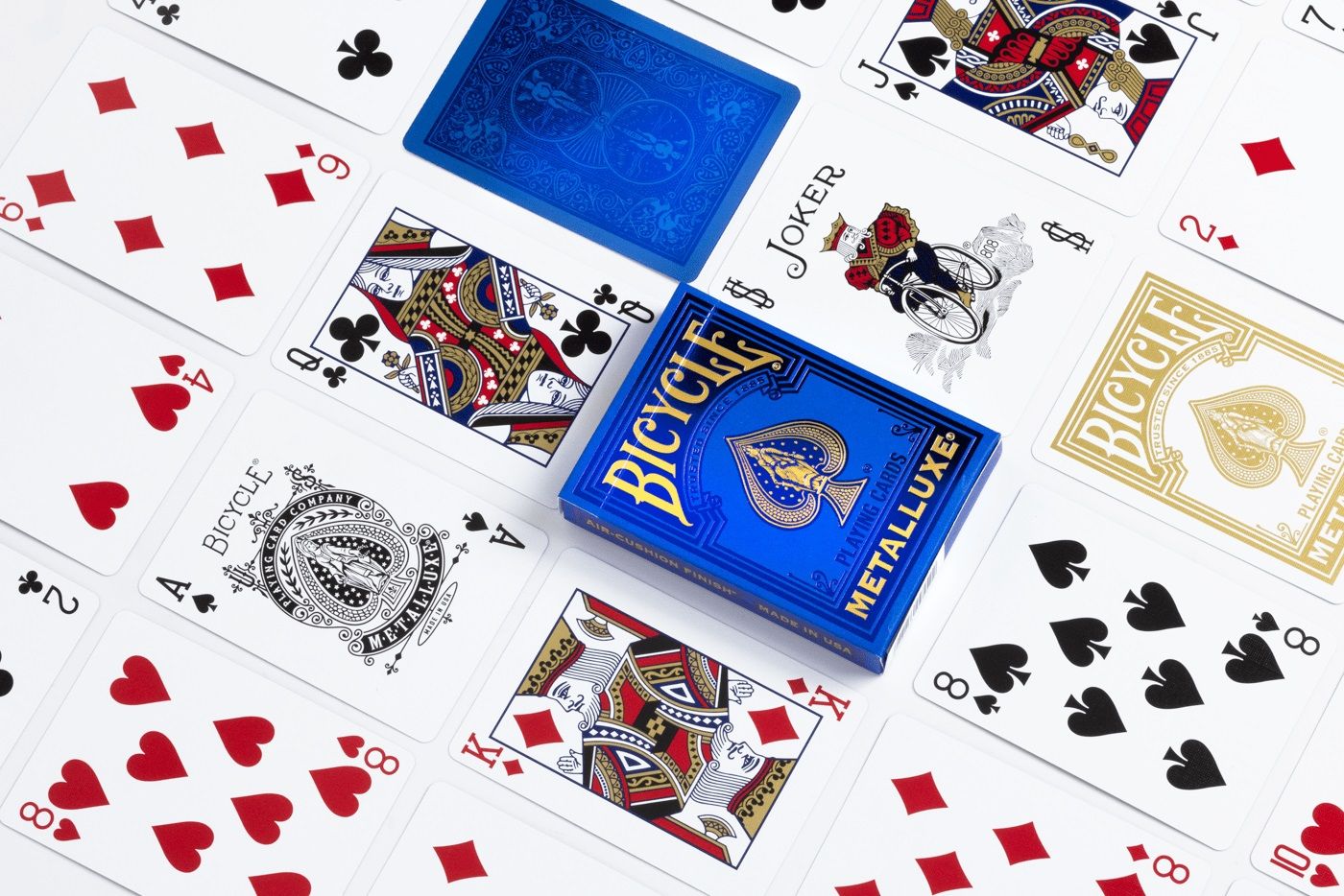 Bicycle Metalluxe Blue Playing Cards Eclipse Games Puzzles Novelties