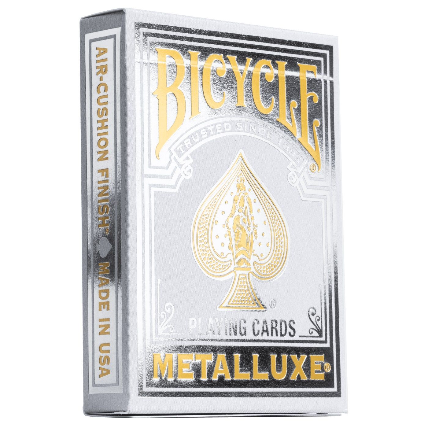 Bicycle Metalluxe Silver Playing Cards Eclipse Games Puzzles Novelties