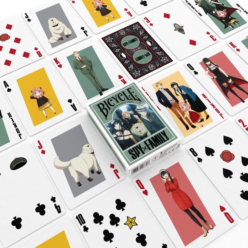 Bicycle Spy x Family Playing Cards - Eclipse Games Puzzles Novelties