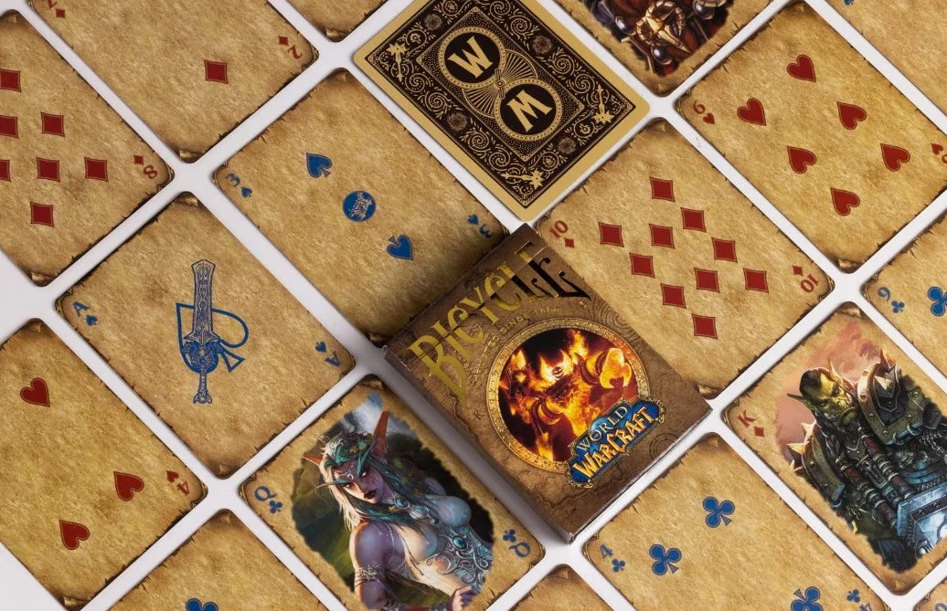 Bicycle World of Warcraft Classic Playing Cards - Eclipse Games Puzzles Novelties