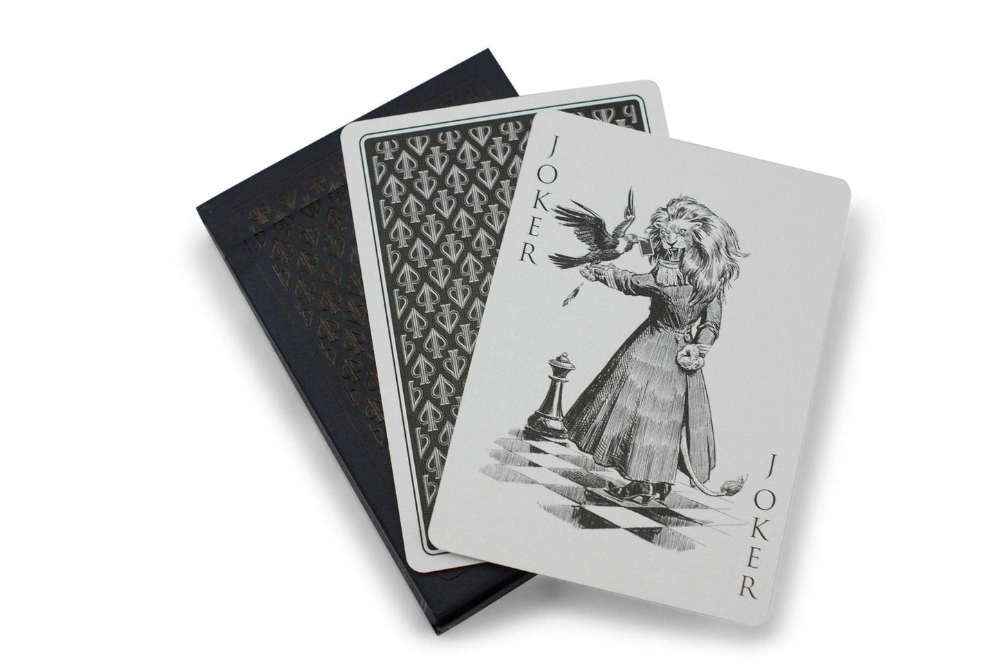Black Lions Black Playing Cards by David Blaine - Eclipse Games Puzzles Novelties