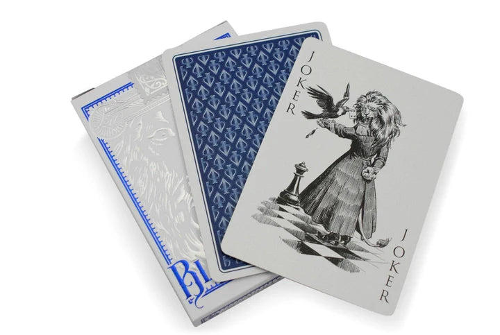 Black Lions Blue Playing Cards by David Blaine - Eclipse Games Puzzles Novelties