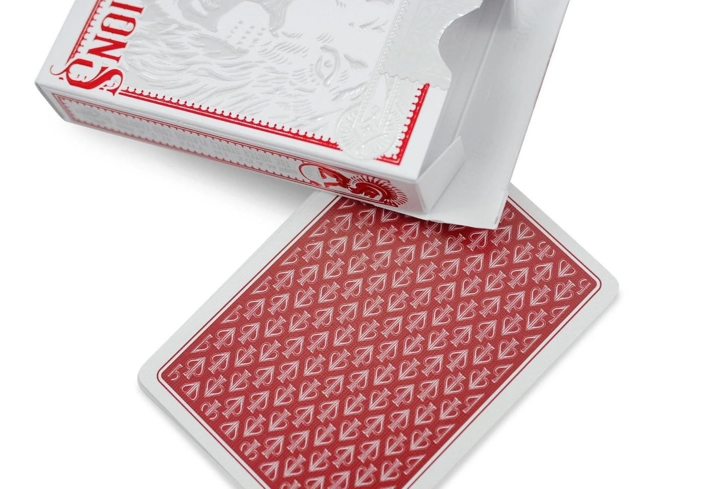 Black Lions Red Playing Cards by David Blaine - Eclipse Games Puzzles Novelties