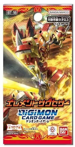Digimon TCG - BT-18 Booster Elemental Successor Booster Box Japanese