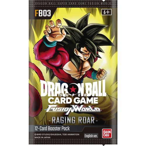 Dragon Ball Super Card Game Fusion World FB-03 Raging Roar Booster Box