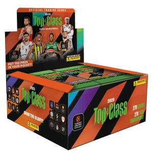 EURO LEAGUE Top Class Basketball Trading Cards Booster Box Display - Eclipse Games Puzzles Novelties