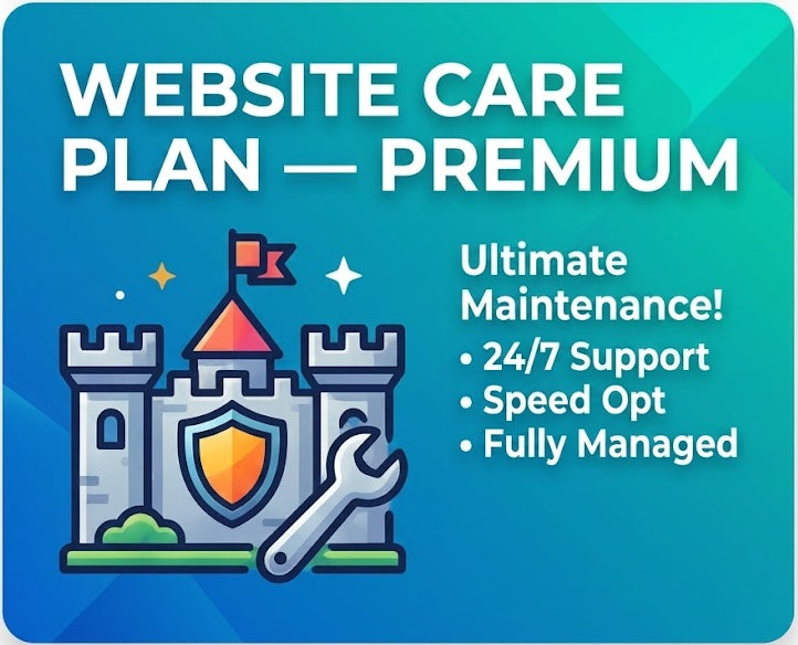 Eclipse Games Studio - Website Care Plan — Premium
