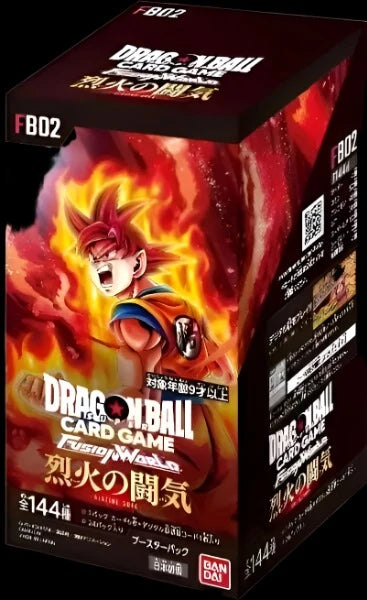 Dragon Ball Super Card Game Fusion World FB-02 Blazing Aura Booster Box Japanese