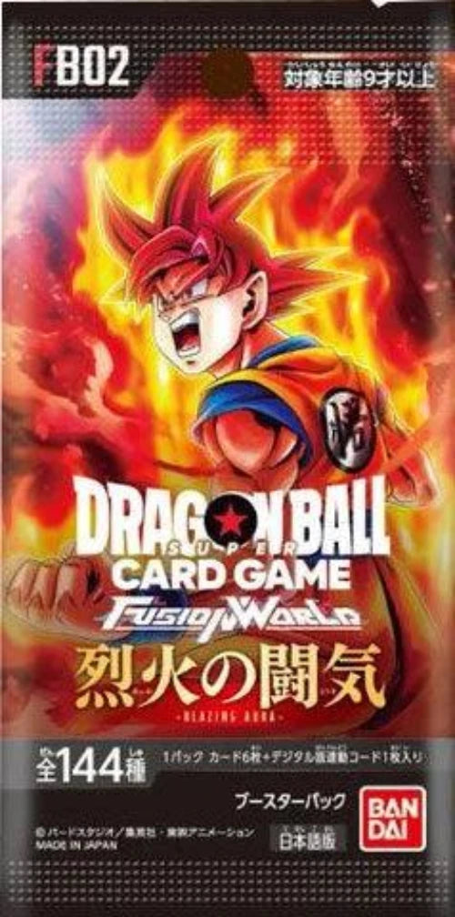Dragon Ball Super Card Game Fusion World FB-02 Blazing Aura Booster Box - Eclipse Games Puzzles Novelties