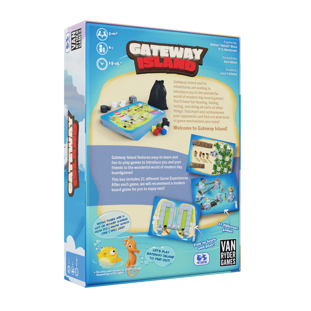 Gateway Island Board Game - Eclipse Games Puzzles Novelties