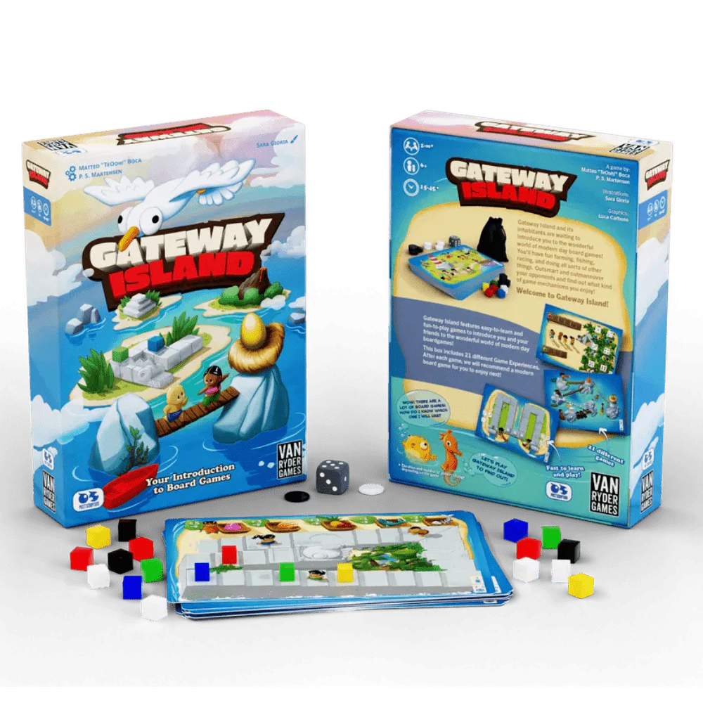 Gateway Island Board Game - Eclipse Games Puzzles Novelties