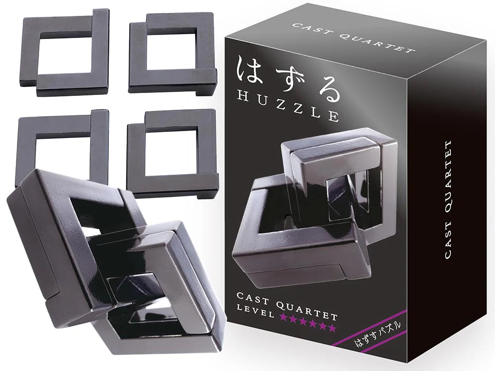 Hanayama Cast Puzzle Level 6 - QUARTET