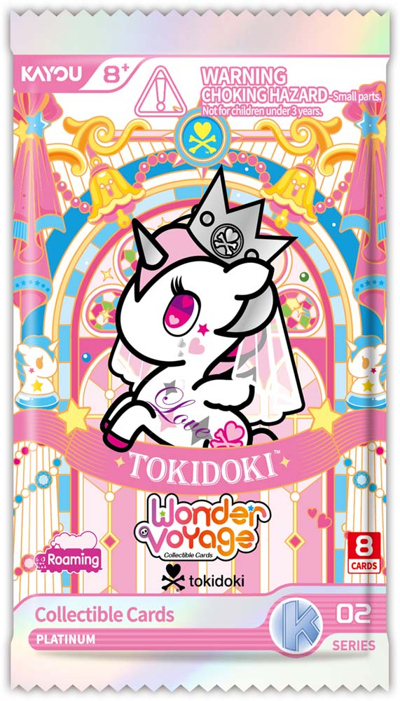 Kayou Tokidoki Wonder Voyage Collectible Trading Cards Roaming Edition Foil Pack Series 2 - Eclipse Games Puzzles Novelties