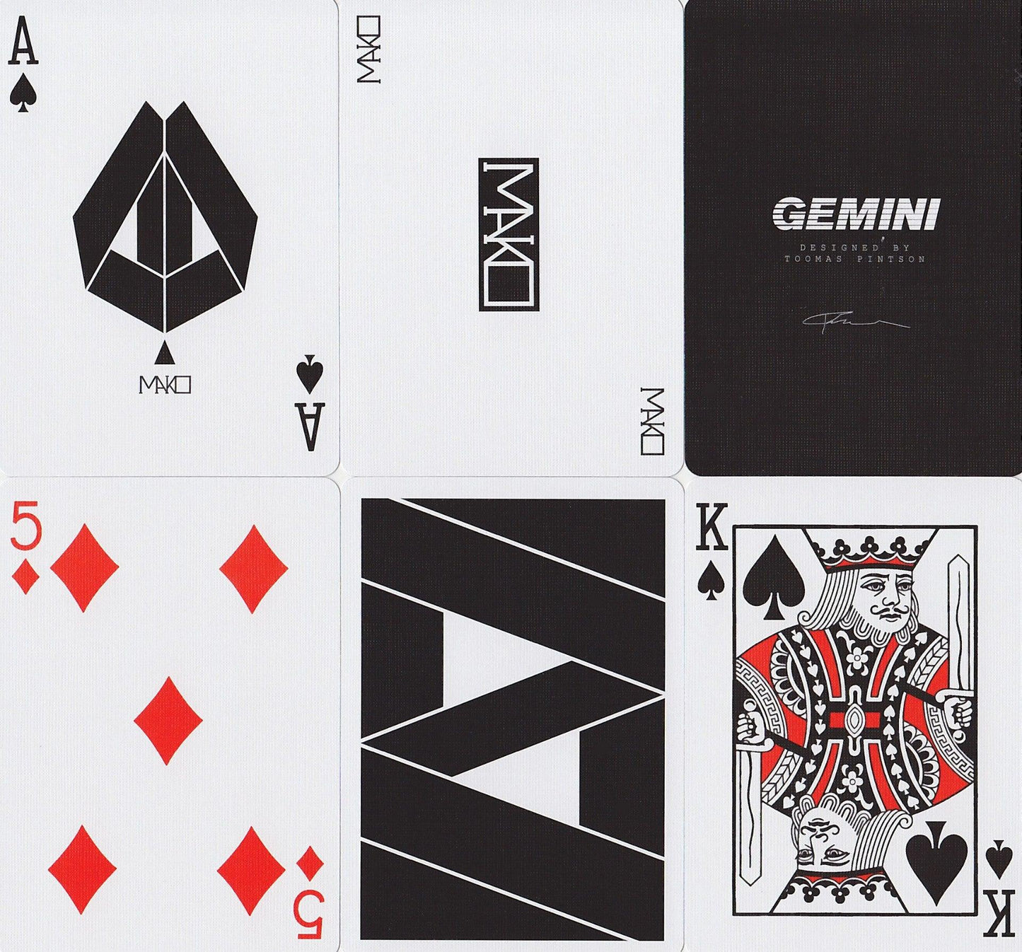 MAKO Playing Cards - Eclipse Games Puzzles Novelties