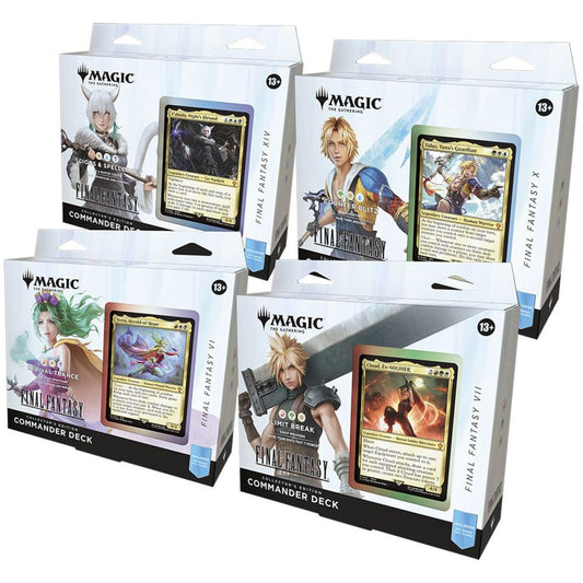 Magic The Gathering - Final Fantasy Commander Deck Collector Edition Set (4)