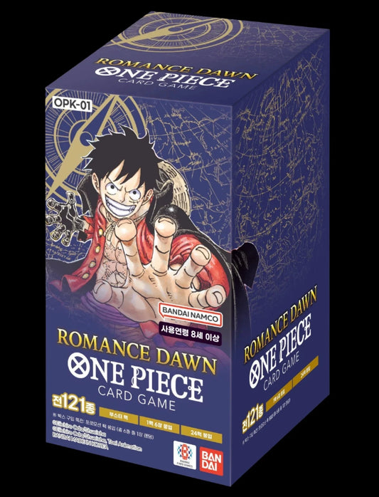 One Piece Card Game - OPK-01 Romance Dawn Booster Box Korean