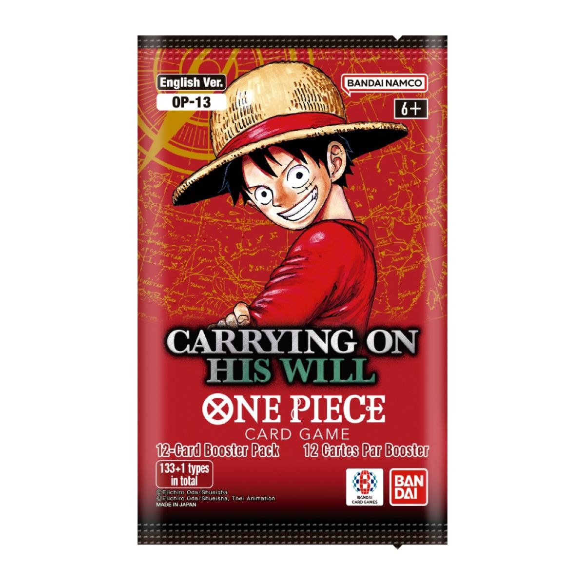 One Piece Card Game - OP-13 Carrying On His Will Booster Box Eclipse Games Puzzles Novelties 1