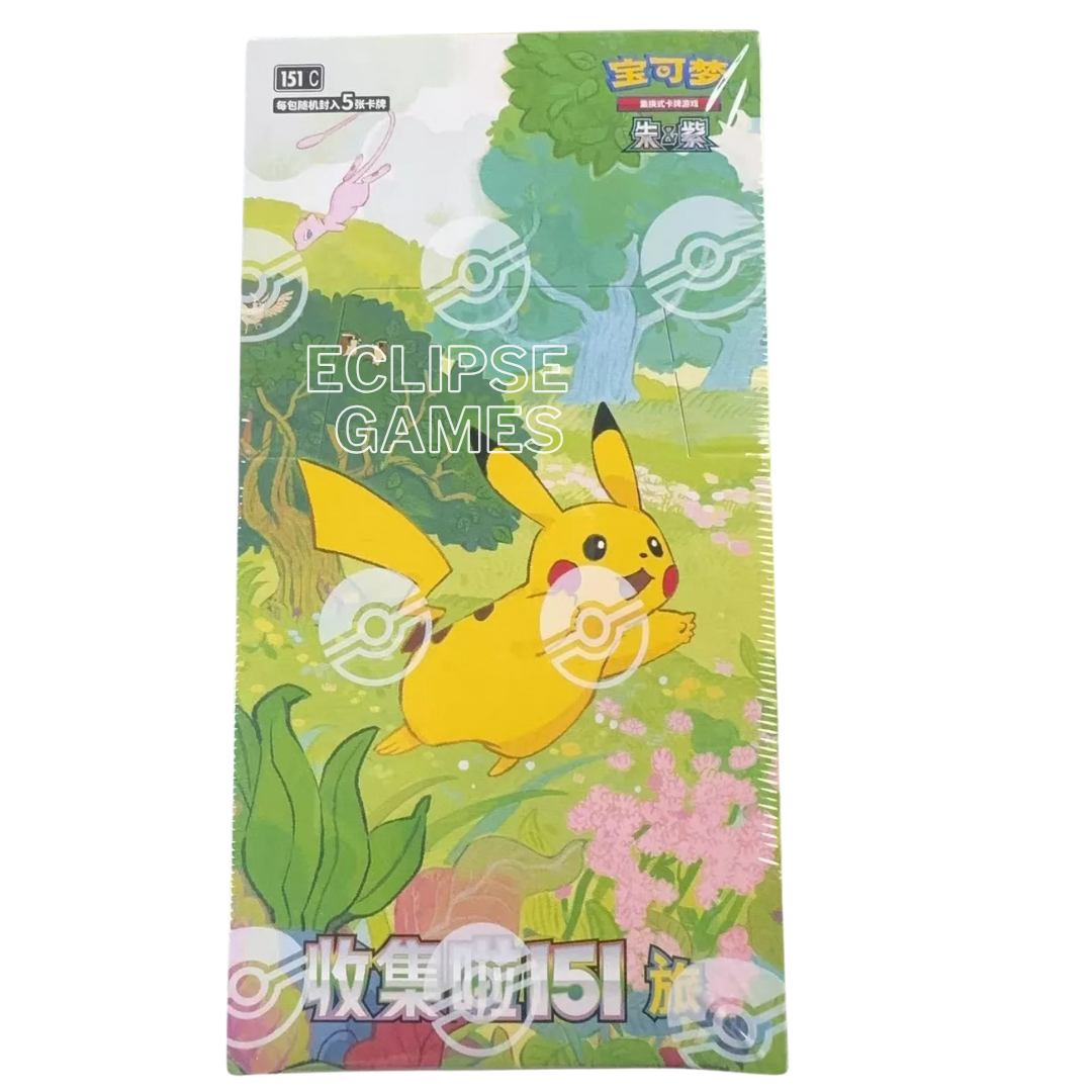 Pokemon TCG - 151C Journey Slim Booster Box S-Chinese Eclipse Games Pty Ltd Pokemon TCG - 151C Journey Slim Booster Box S-Chinese Eclipse Games Pty Ltd