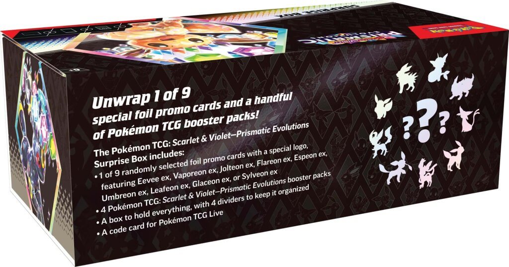 Pokemon TCG - Prismatic Evolutions Surprise Box
