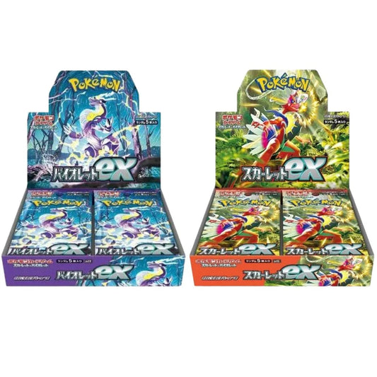 Pokemon TCG - Scarlet & Violet EX Booster Box Japanese Booster Bundle