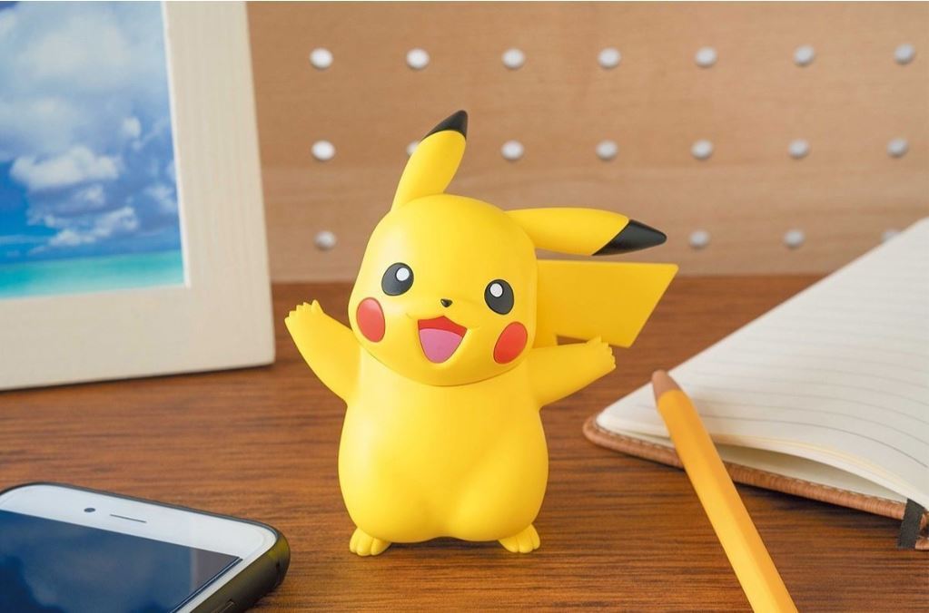 Pokemon Bandai Model Kit 01 PIKACHU 15 Pieces Eclipse Games Puzzles Novelties