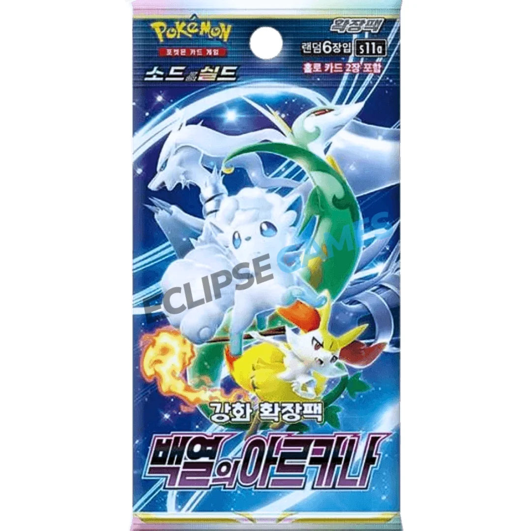 Pokemon Incandescent Arcana Booster Box (Korean) - Factory Sealed S11a, 120 Cards, Sword & Shield Era Pokemon Incandescent Arcana Booster Box (Korean) - Factory Sealed S11a, 120 Cards, Sword & Shield Era