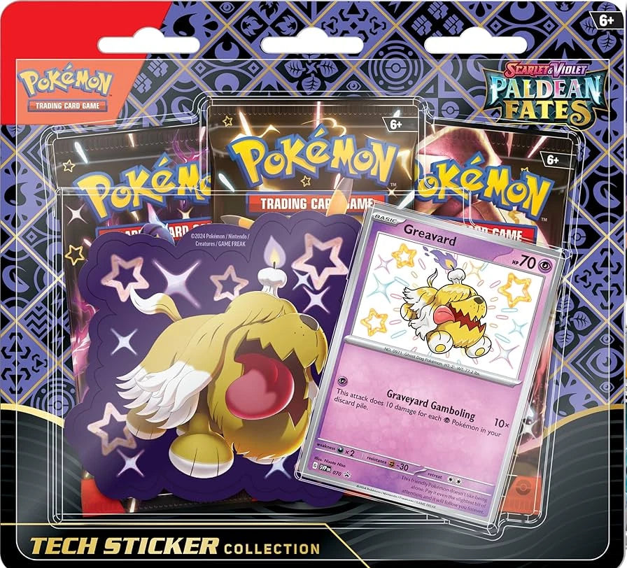 Pokemon TCG SV 4.5 Paldean Fates Tech Sticker Blister