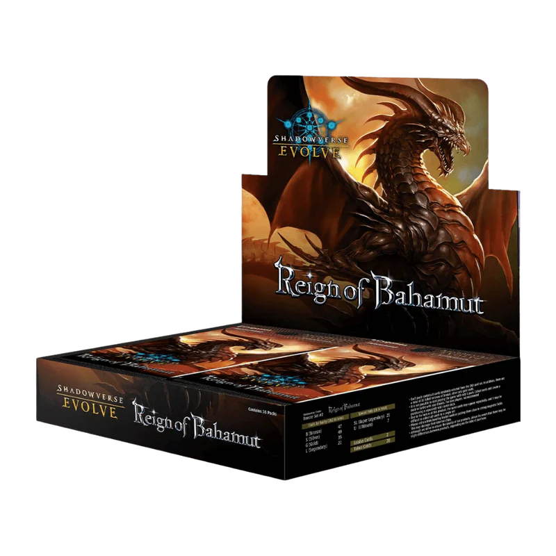 Shadowverse Evolve - BP02 Reign of Bahamut Booster Box REPRINT