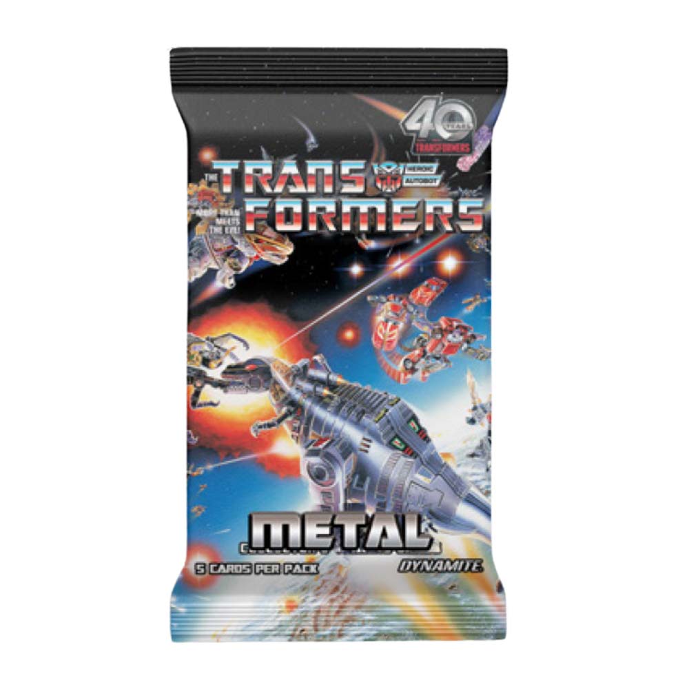 Transformers 40th Anniversary Metal Trading Cards Collector's Set Box - Eclipse Games Puzzles Novelties 3
