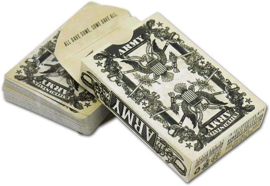 US ARMY Playing Cards by Jackson Robinson - Eclipse Games Puzzles Novelties