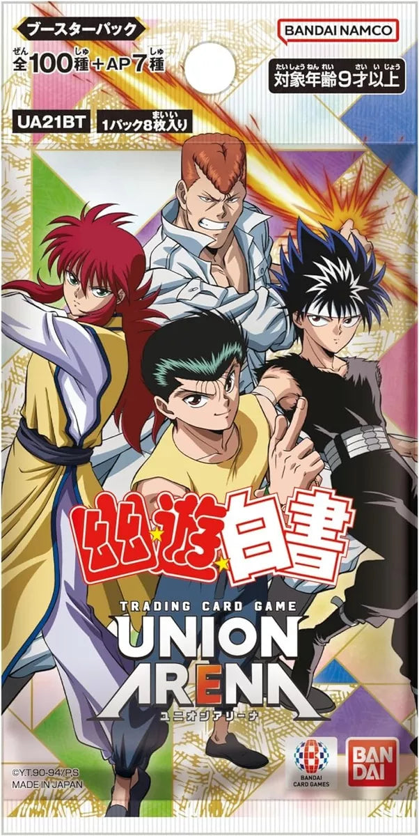 Union Arena - UA21BT YuYu Hakusho Booster Box Japanese - Eclipse Games Puzzles Novelties