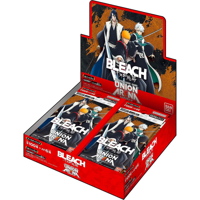 Union Arena TCG - UA08BT Bleach Thousand Year Blood War Booster Box Japanese - Eclipse Games Puzzles Novelties