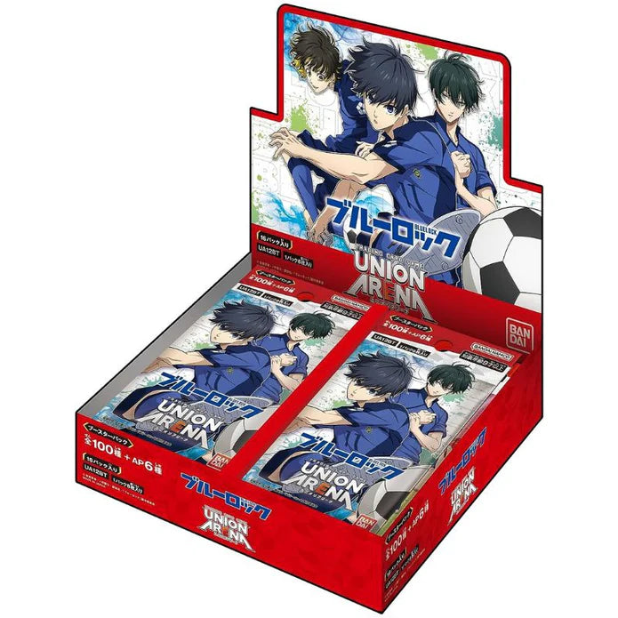 Union Arena TCG - UA12BT Blue Lock Booster Box Japanese - Eclipse Games Puzzles Novelties