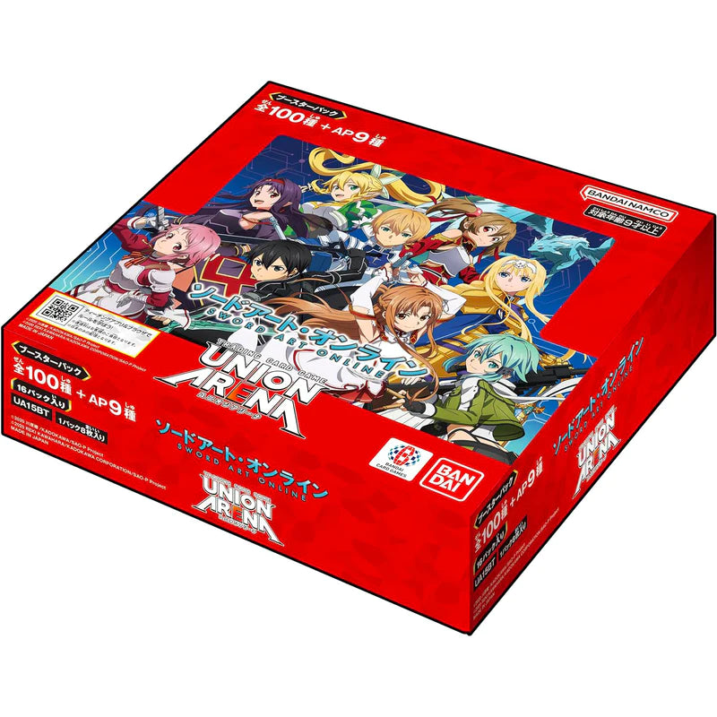 Union Arena TCG - UA15BT Sword Art Online SAO Booster Box Japanese - Eclipse Games Puzzles Novelties