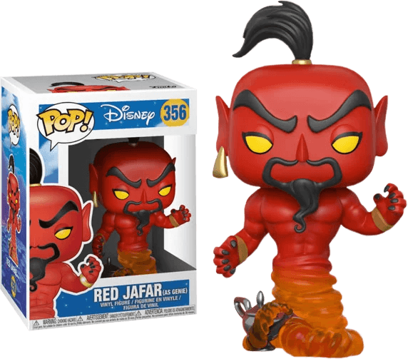 Aladdin - Red Jafar as Genie Disney Pop! Vinyl Figure #356 - Eclipse Games Puzzles Novelties