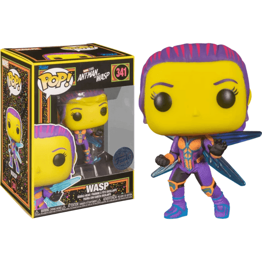 Ant-Man and the Wasp - Wasp Blacklight Pop! Vinyl Figure #341 - Eclipse Games Puzzles Novelties